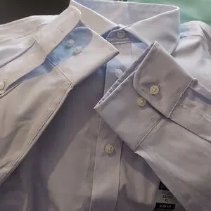 slim fit dress slacks Polo Ralph Lauren Men's Big and Tall Long-Sleeve Solid Oxford Shirt main image 1